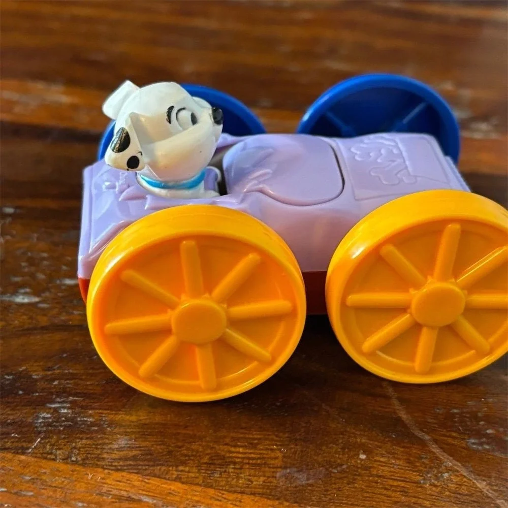 Vintage McDonald's 101 Dalmatians Flip Car Toy 1990s‎ Collectible